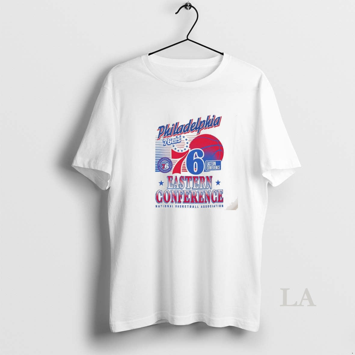 Original Philadelphia 76ers Nba Eastern Conference Logo And Ball