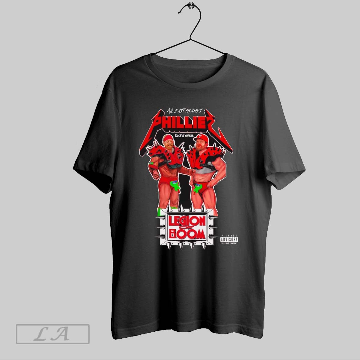 Original Philadelphia Phillies Legion Of Boom Nl East Champs Suck It Haters Pitcher Advisory Explicit