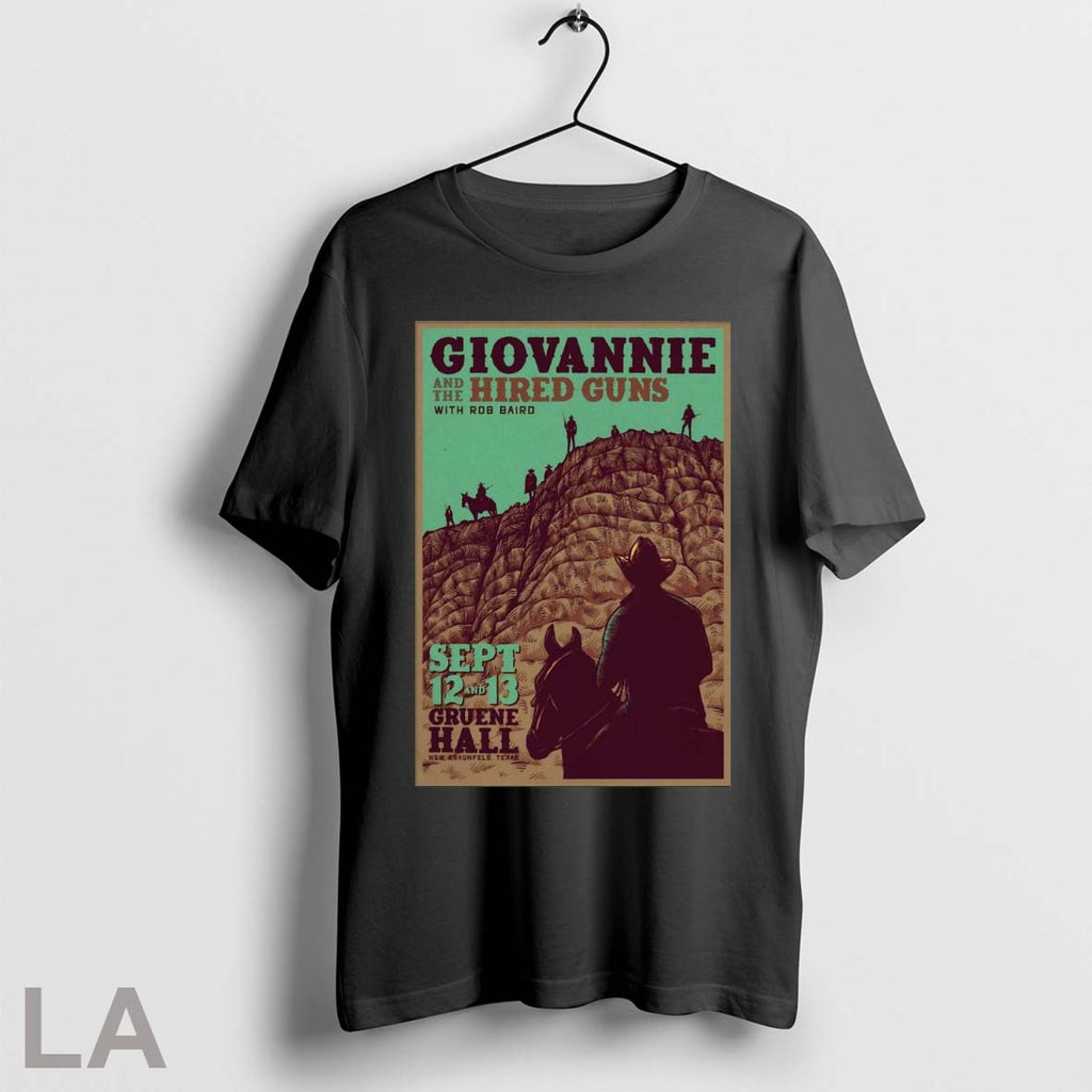 Original Poster Giovannie And The Hired Guns September 12 13 2025 Gruene Hall Concert