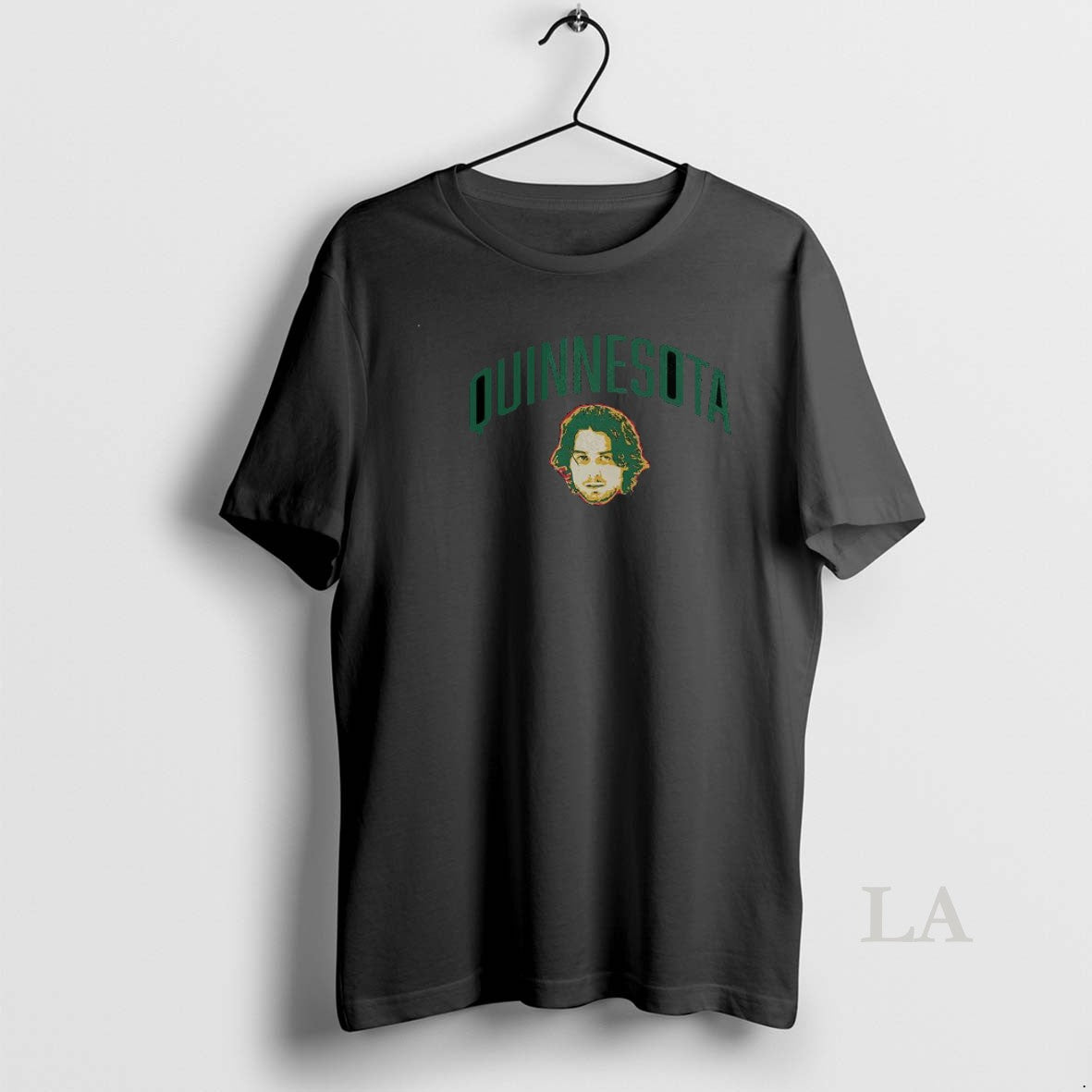 Original Quinn Hughes Minnesota Wild Nhl Quinnesota Curved Face
