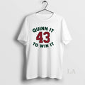 Original Quinn It To Win It Minnesota Wild Hockey Quinn Hughes 43 Circle