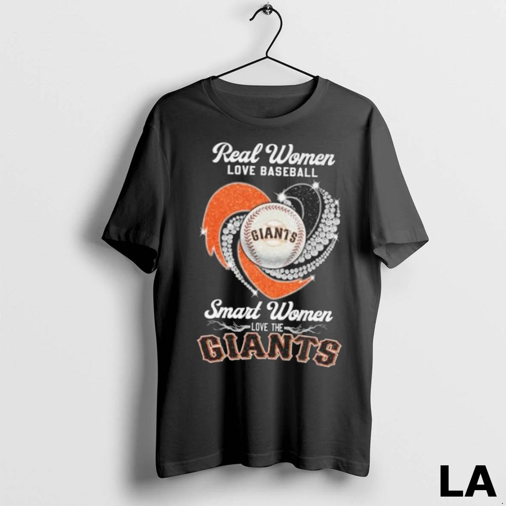 Original Real Women Love Baseball Smart Women Love The San Francisco Giants Diamond Heart 2025
