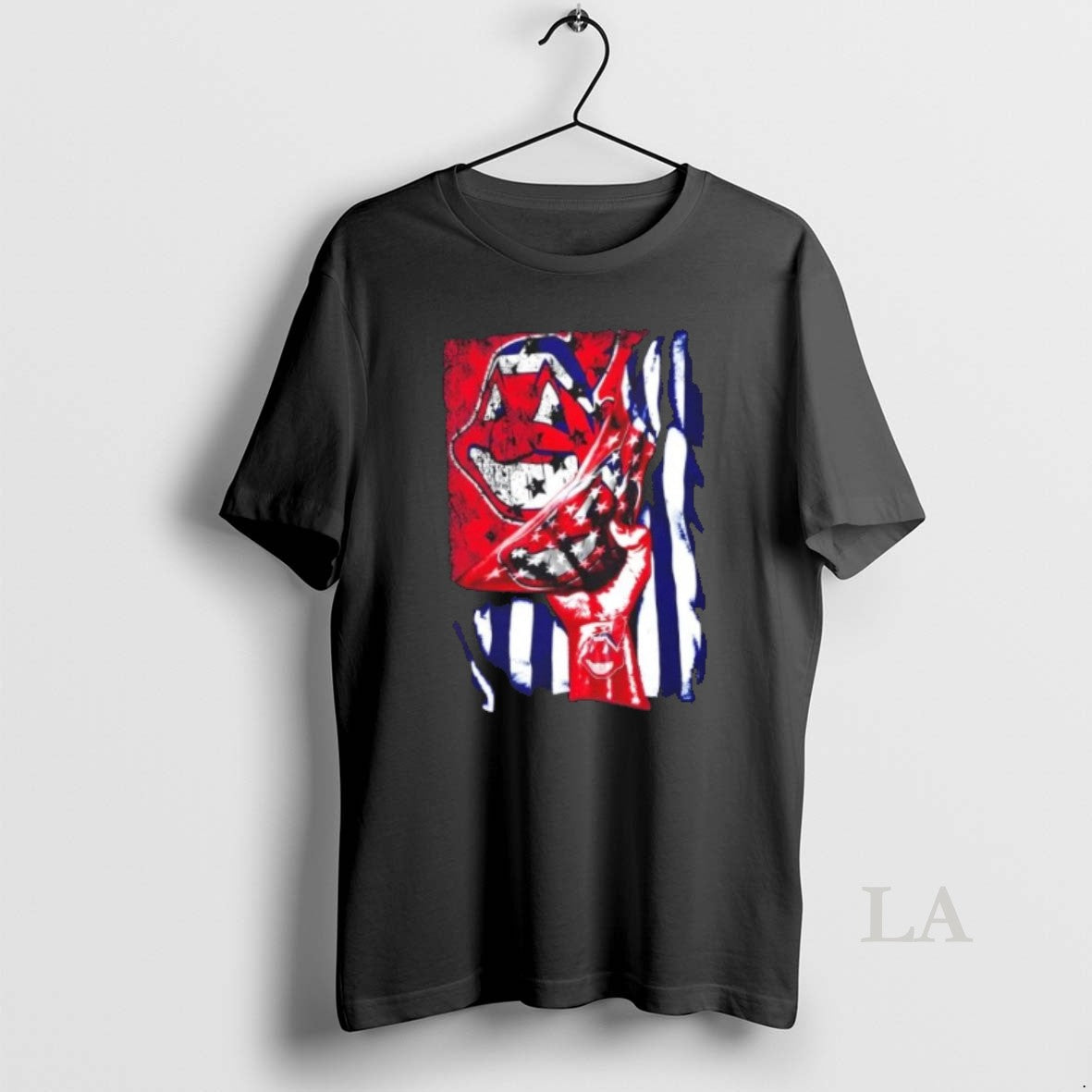 Original Revealing The Glory Cleveland Indians X Usa Flag