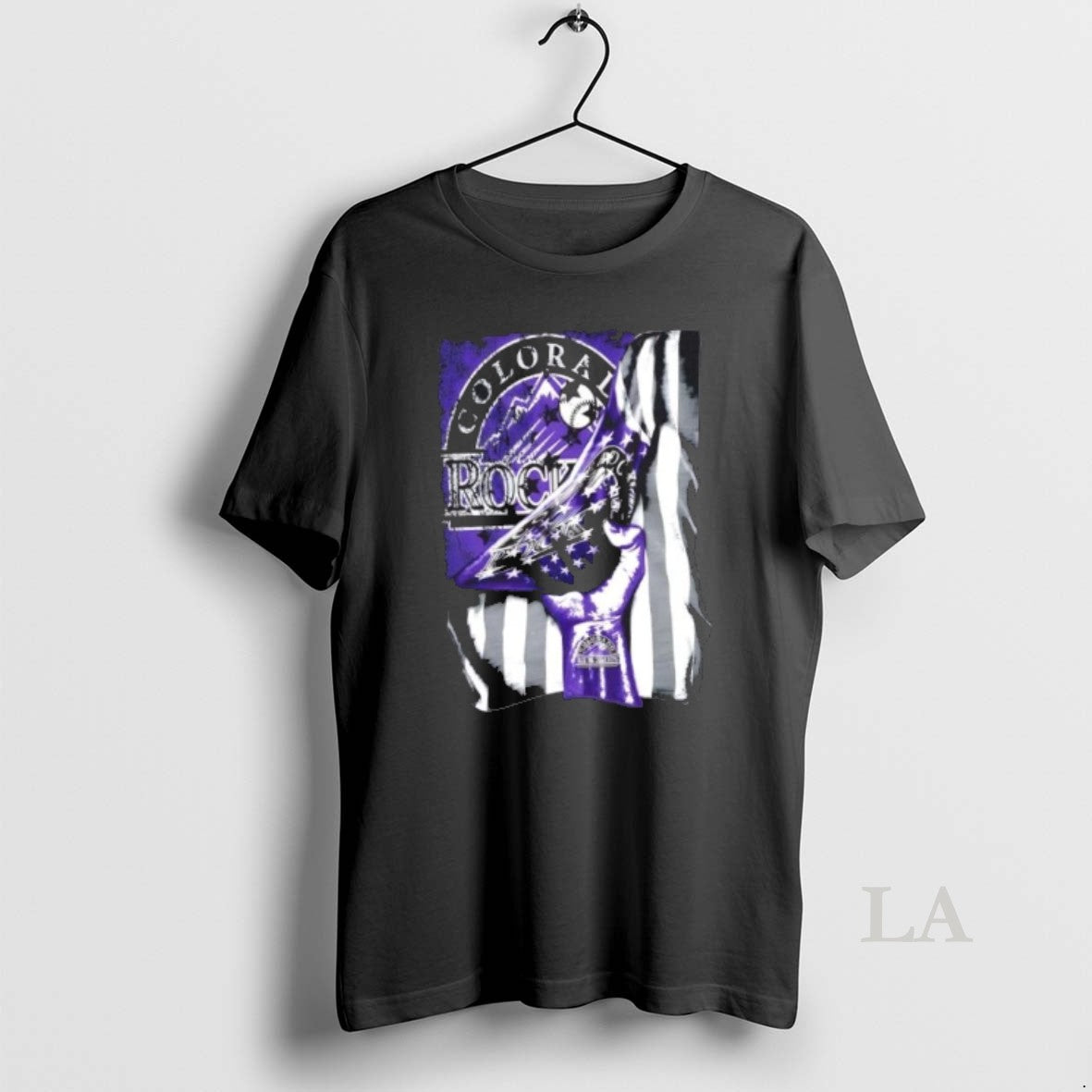 Original Revealing The Glory Colorado Rockies X Usa Flag