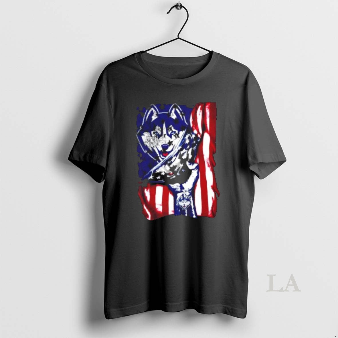 Original Revealing The Glory Connecticut Huskies X Usa Flag