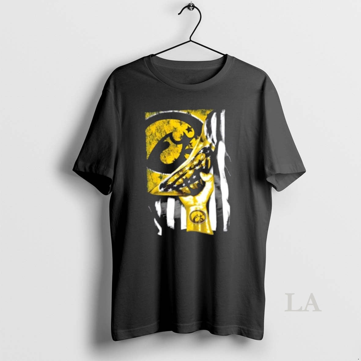 Original Revealing The Glory Iowa Hawkeyes X Usa Flag
