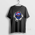 Original Ripped From The Chest Skull Deep Chicago Cubs Till The Grave