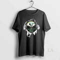 Original Ripped From The Chest Skull Deep Green Bay Packers Till The Grave