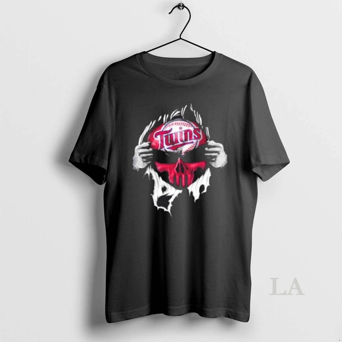 Original Ripped From The Chest Skull Deep Minnesota Twins Till The Grave