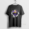 Original Ripped From The Chest Skull Deep Minnesota Vikings Till The Grave