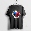 Original Ripped From The Chest Skull Deep Philadelphia Phillies Till The Grave