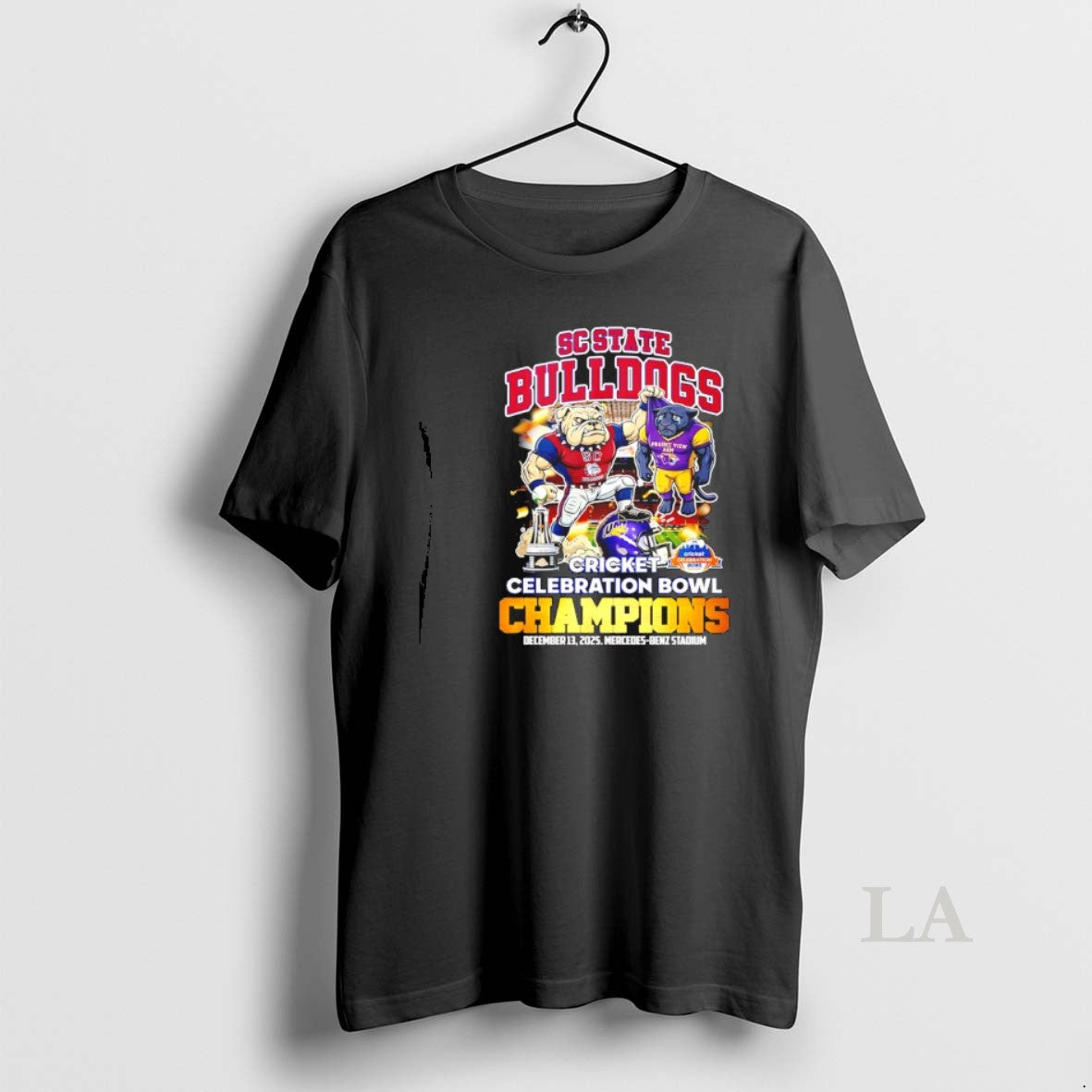 Original Sc State Bulldogs 2025 Cricket Celebration Bowl Champions Mascot