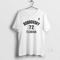 Original Sergei Bobrovsky 72 Florida Panthers Hockey Name And Number Circle