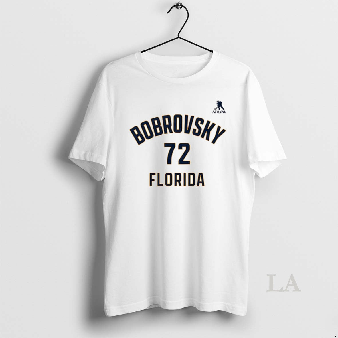 Original Sergei Bobrovsky 72 Florida Panthers Hockey Name And Number Circle
