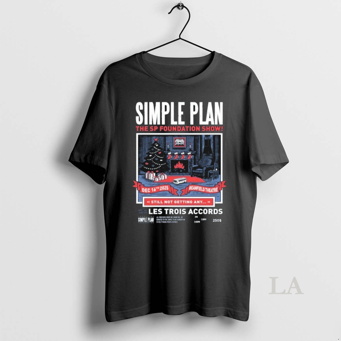 Original Simple Plan Beanfield Theatre In Montreal Qc Dec 16 2025 Tour Holiday Christmas