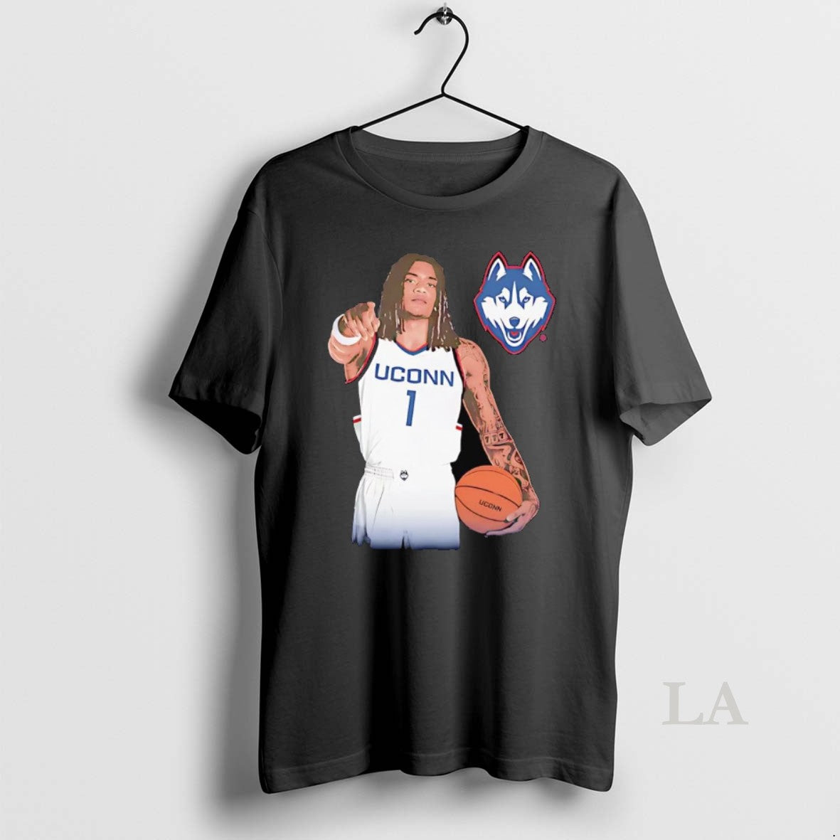 Original Solo Ball Portrait Uconn Huskies