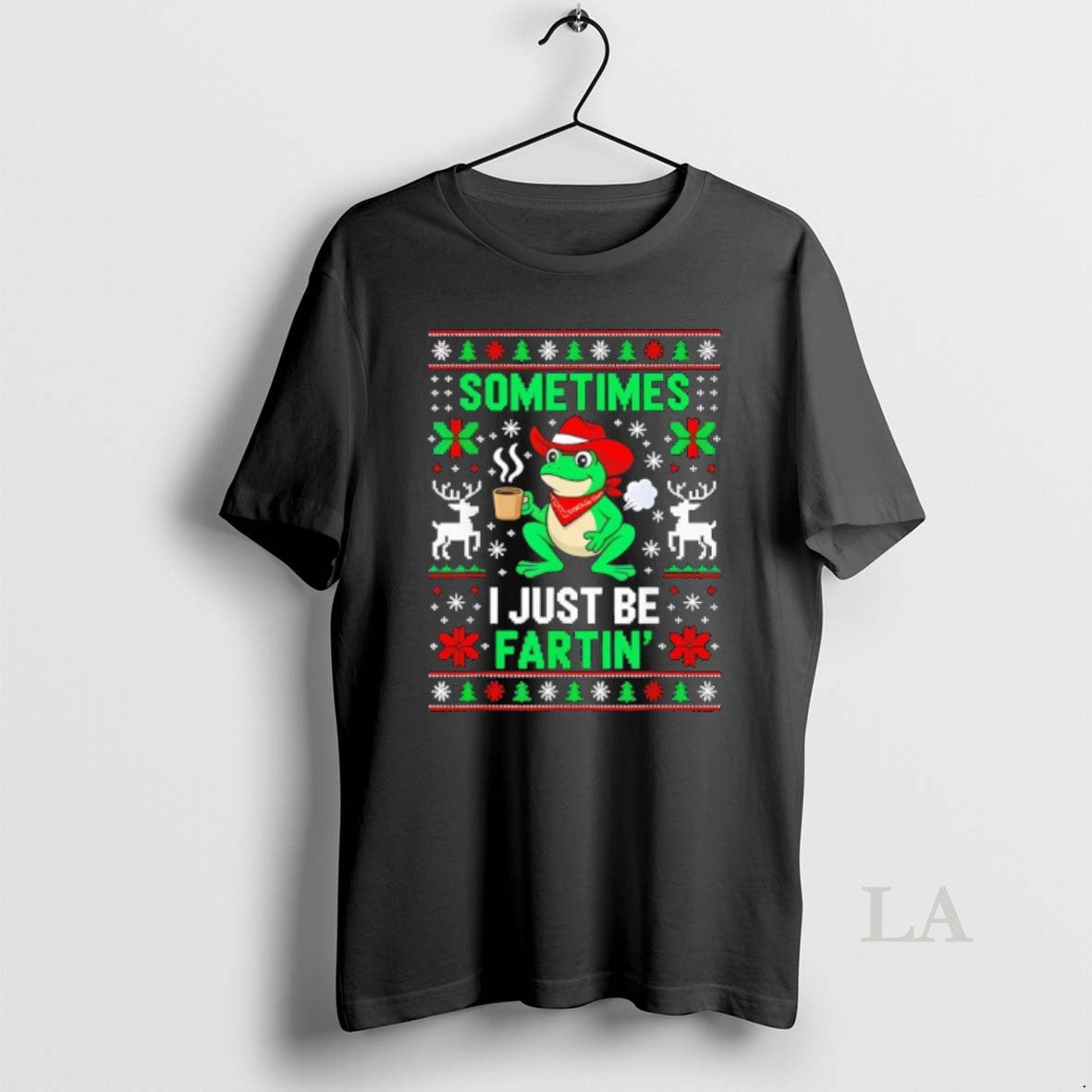 Original Sometimes I Just Be Farting Frog Ugly Christmas