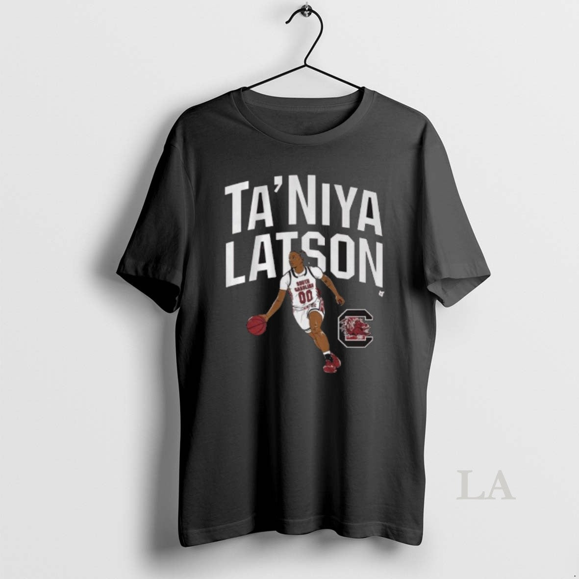 Original South Carolina Basketball Taniya Latson Name Pose