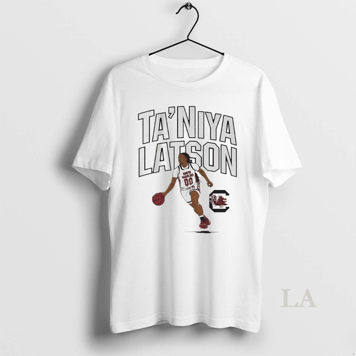 Original South Carolina Gamecocks Basketball Taniya Latson Player Pose Circle