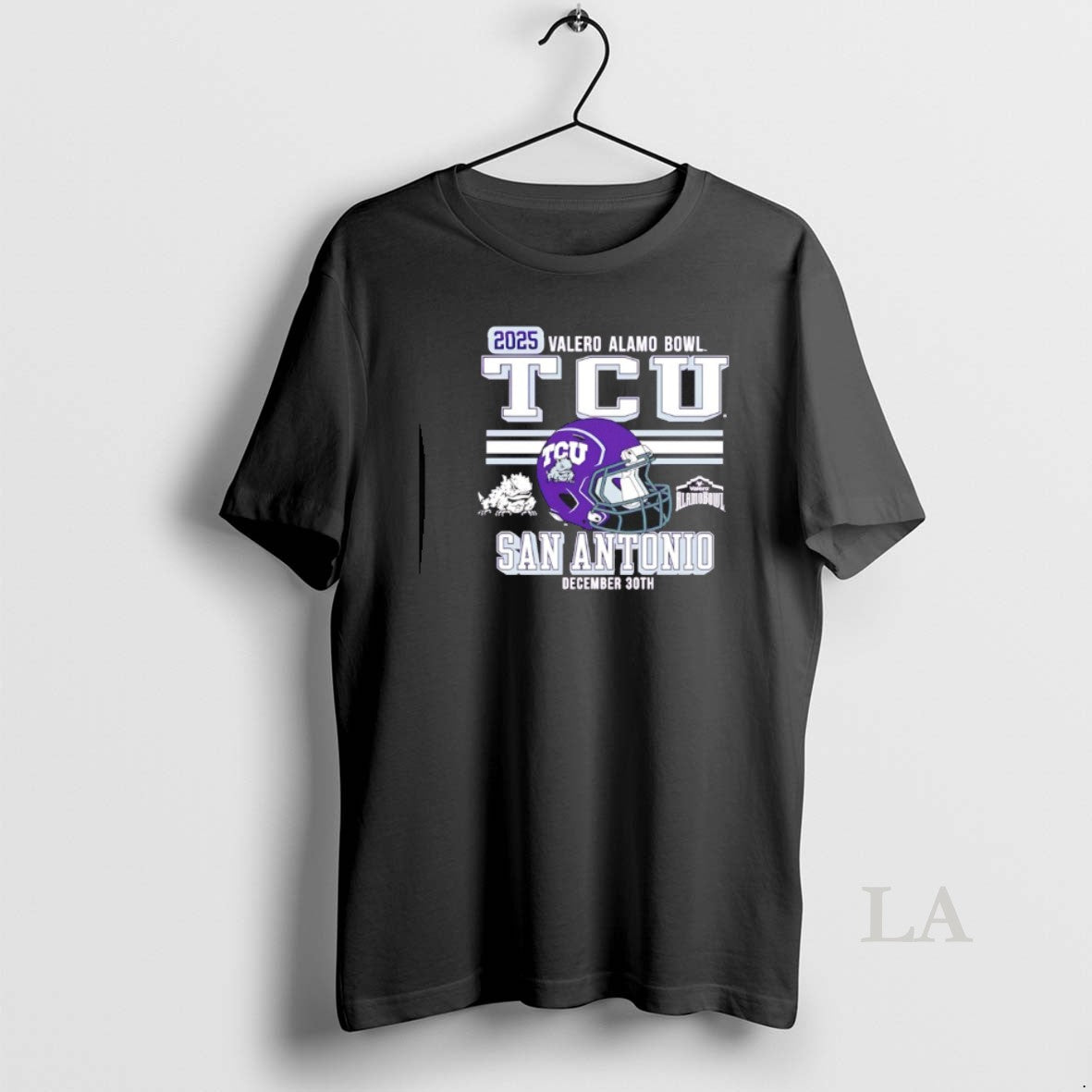 Original Tcu San Antonio 2025 Alamo Bowl Bound Helmet