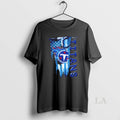 Original Tennessee Titans Football Battle Shattered Usa Flag Rip Design