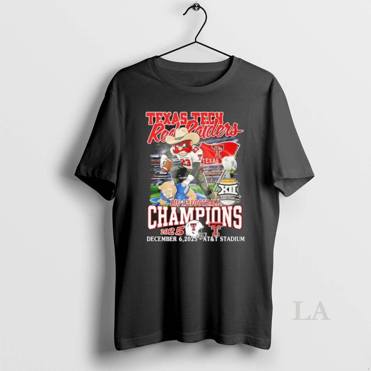 Original Texas Tech Red Raiders As The 2025 Big 12 Football Champions