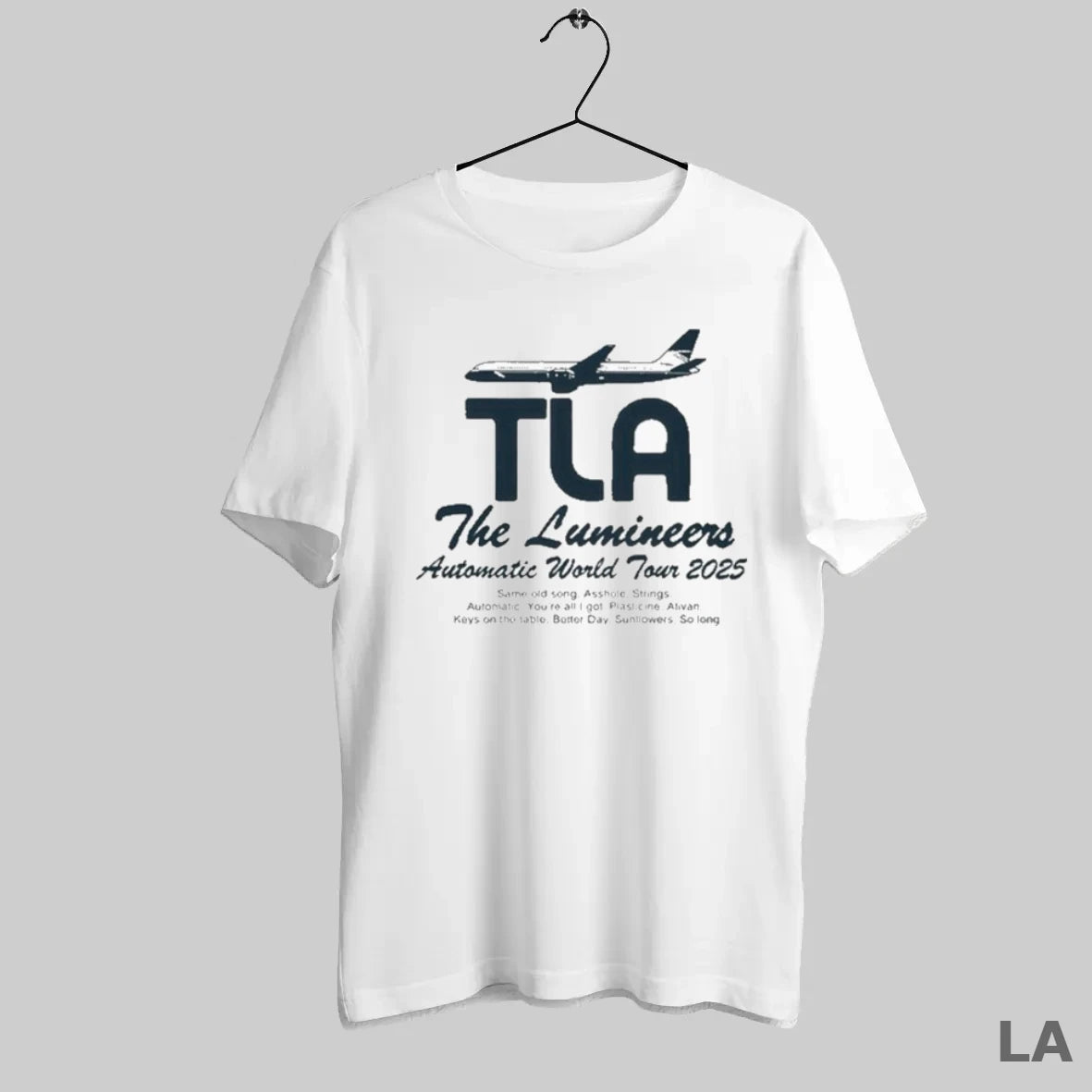Original The Lumineers Tla Automatic World Tour 2025 Same Old Song Asshole Strings Automatic Youre