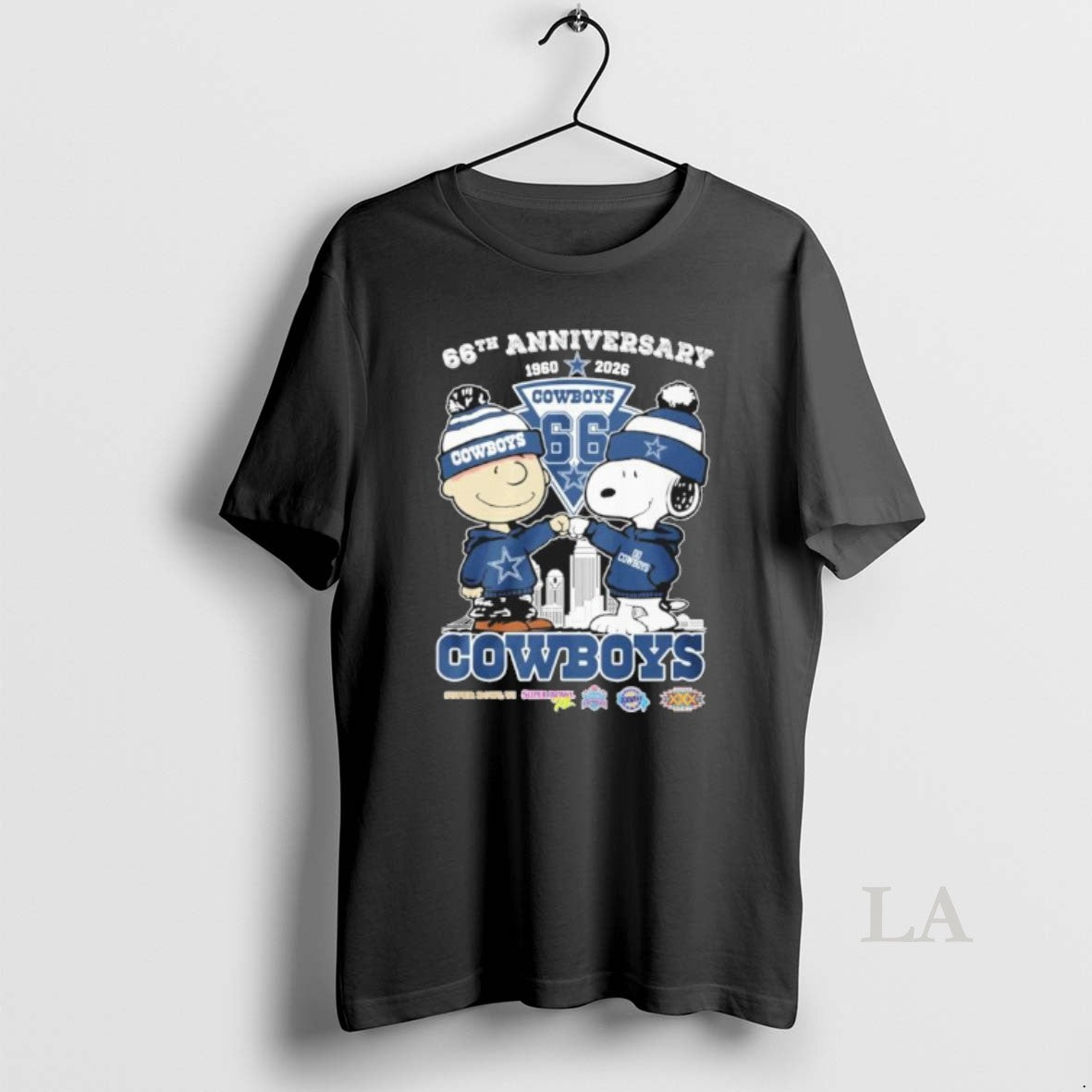 Original The Peanuts Fist Bump X Dallas Cowboys 66th Anniversary