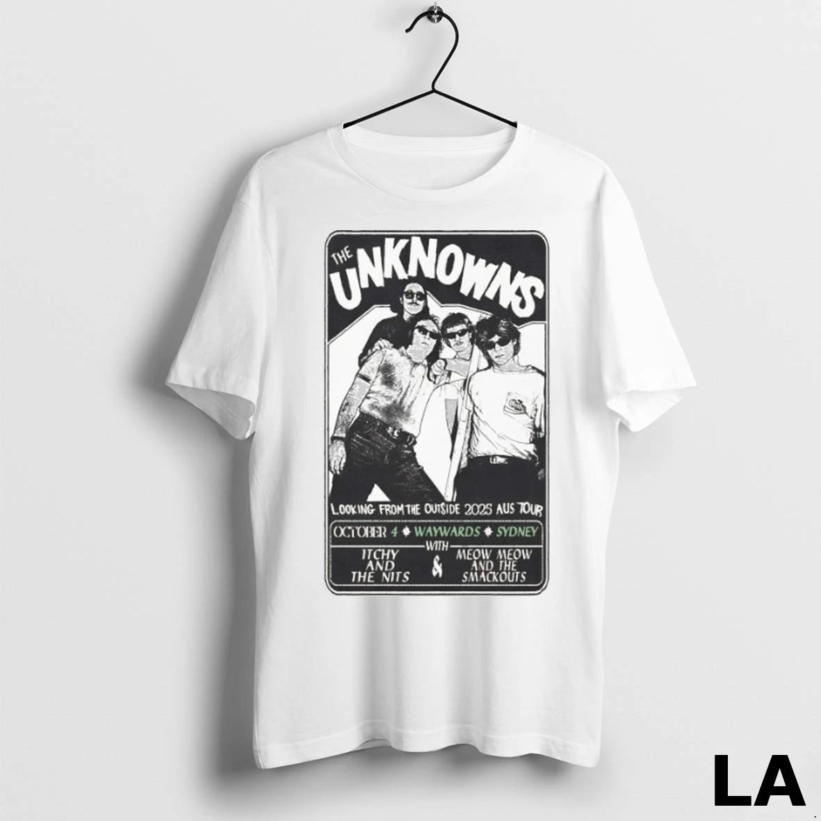 Original The Unknowns Looking From The Outside 2025 Aus Tour Oct 4 Sydney T Shirtss