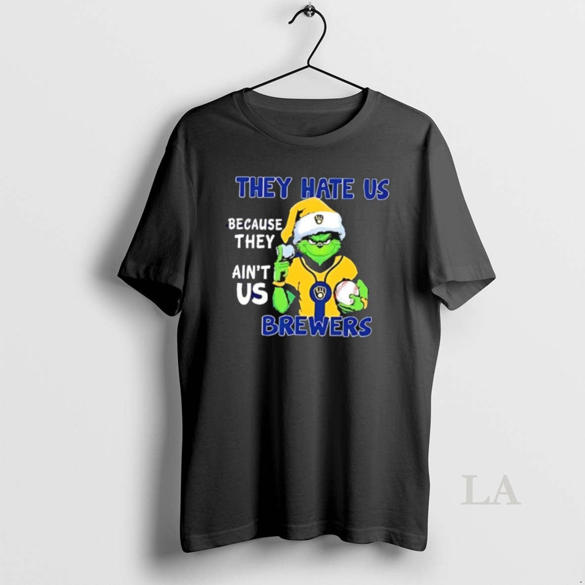 Original They Hate Us Because They Aint Us Milwaukee Brewers