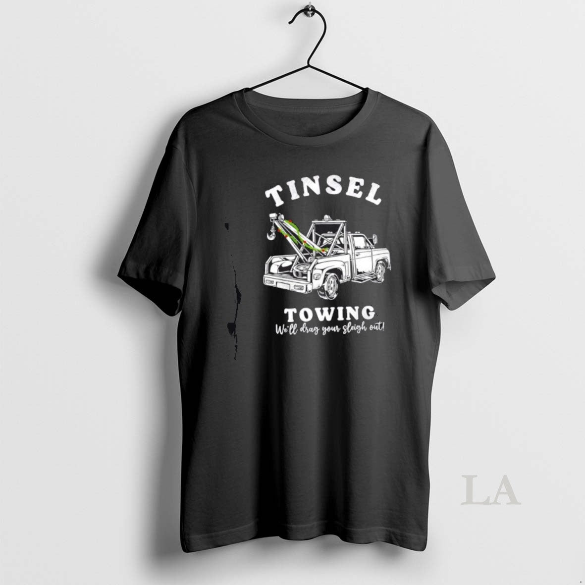 Original Tinsel Towing Well Drag The Sleigh Out