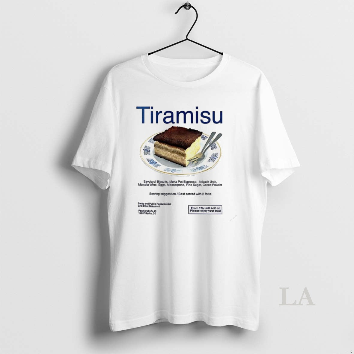 Original Tiramisu Serving Suggestion Best Served With 2 Forks
