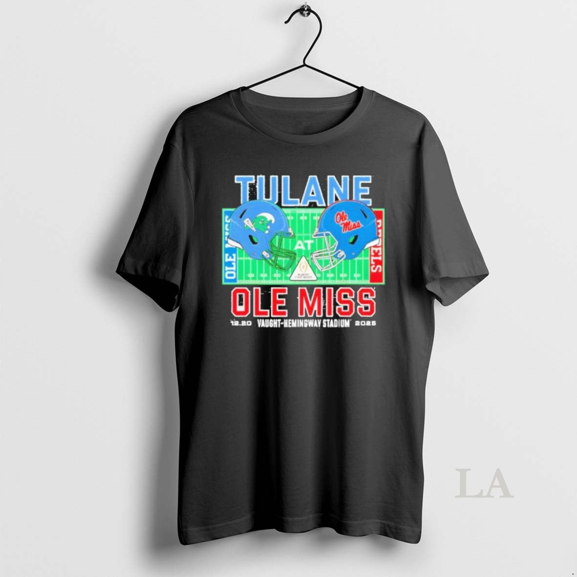 Original Tulane Vs Ole Miss 2025 Cfp First Round Matchup Vaught Hemingway Stadium