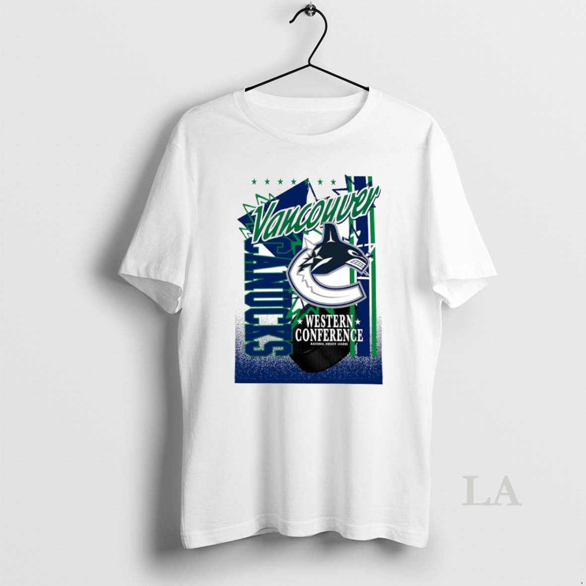 Original Vancouver Canucks Western Conference Nhl Logo Circle