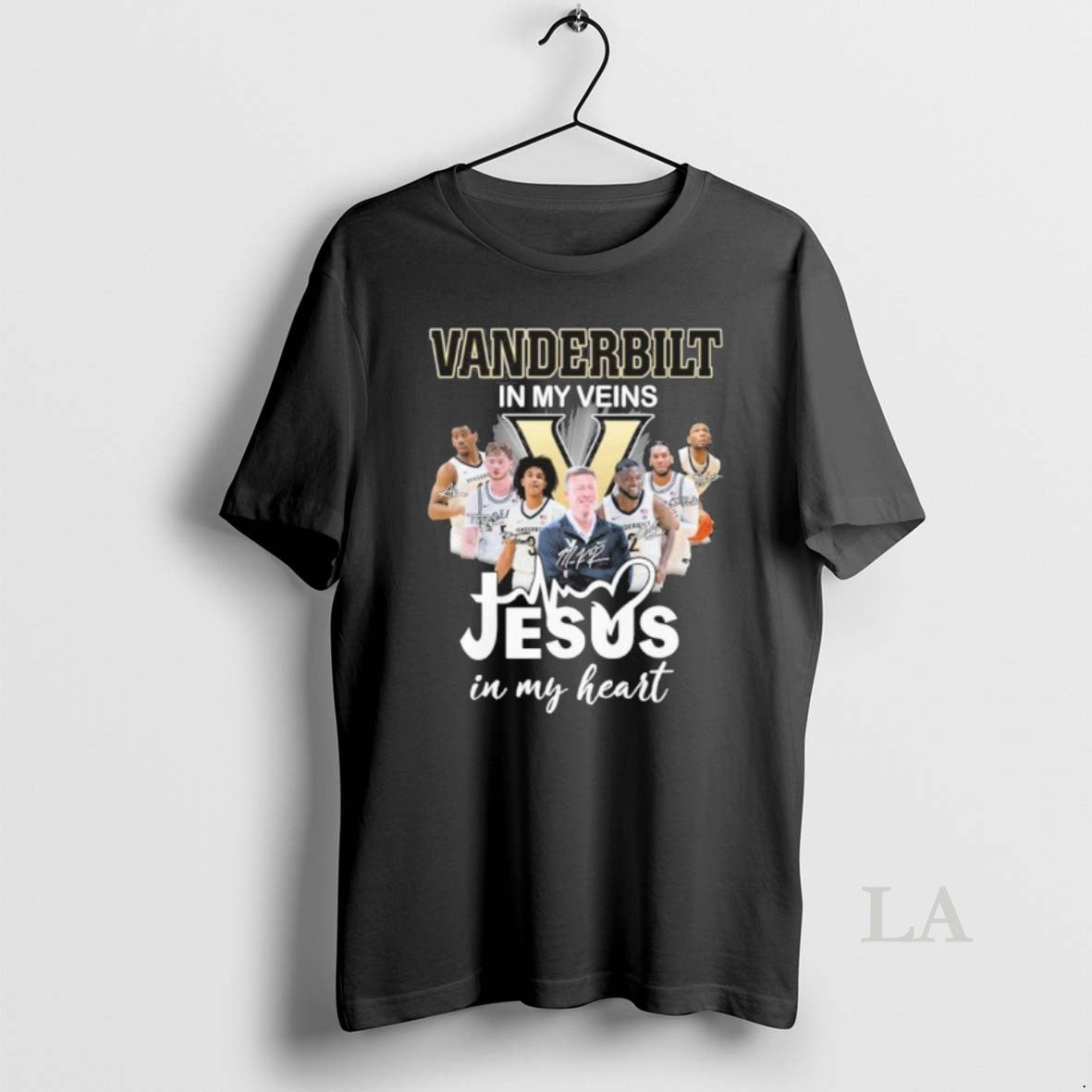 Original Vanderbilt Basketball My Veins Jesus My Heart
