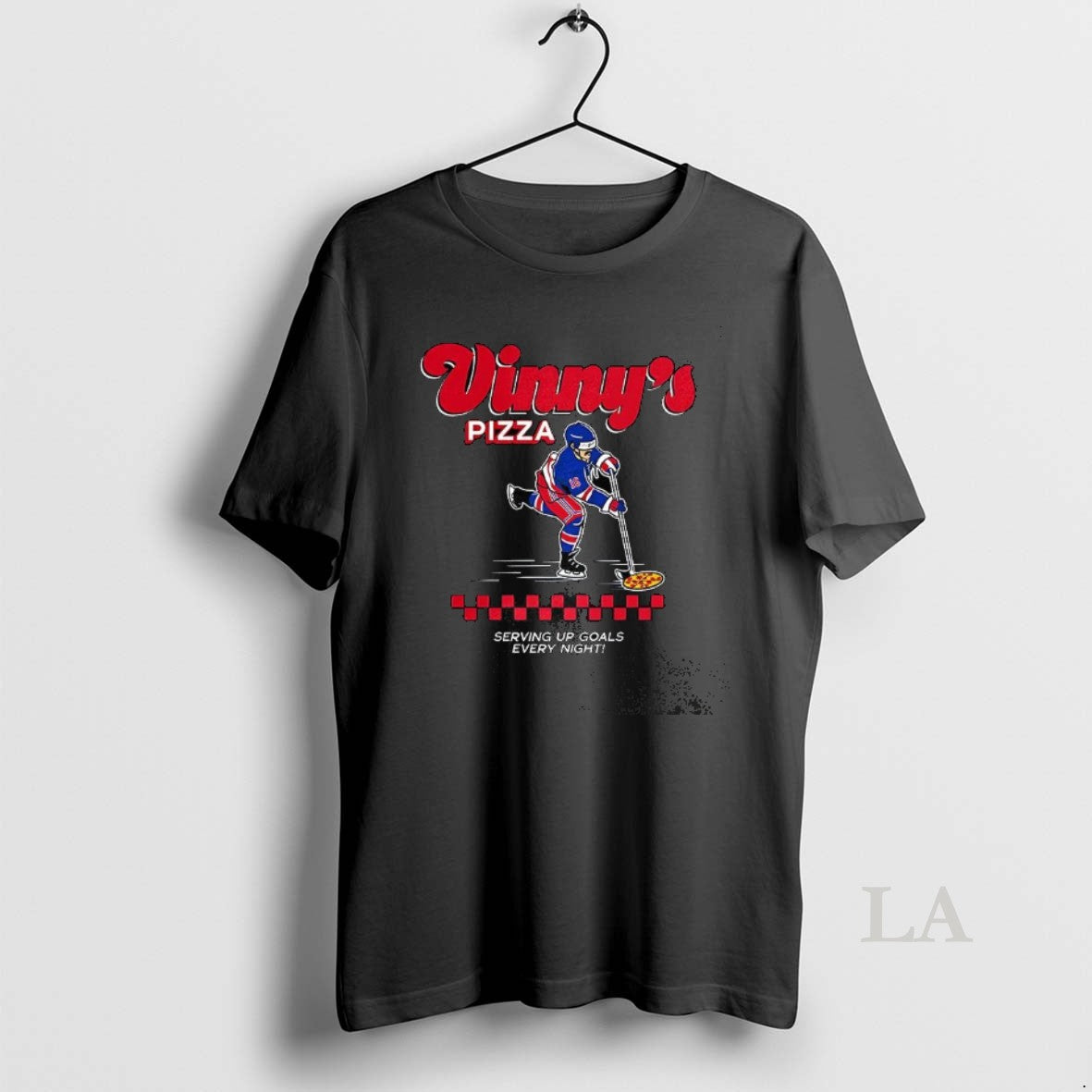 Original Vincent Trocheck New York Rangers Vinnys Pizza Serving Up Goals Every Night