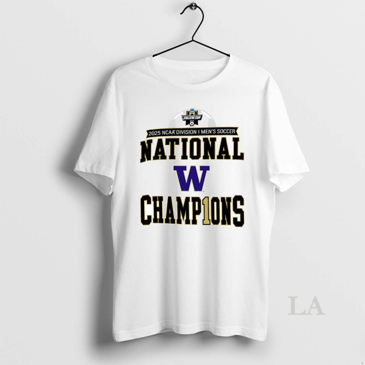 Original Washington Huskies 2025 Ncaa Division I Mens Soccer National Champions Circle