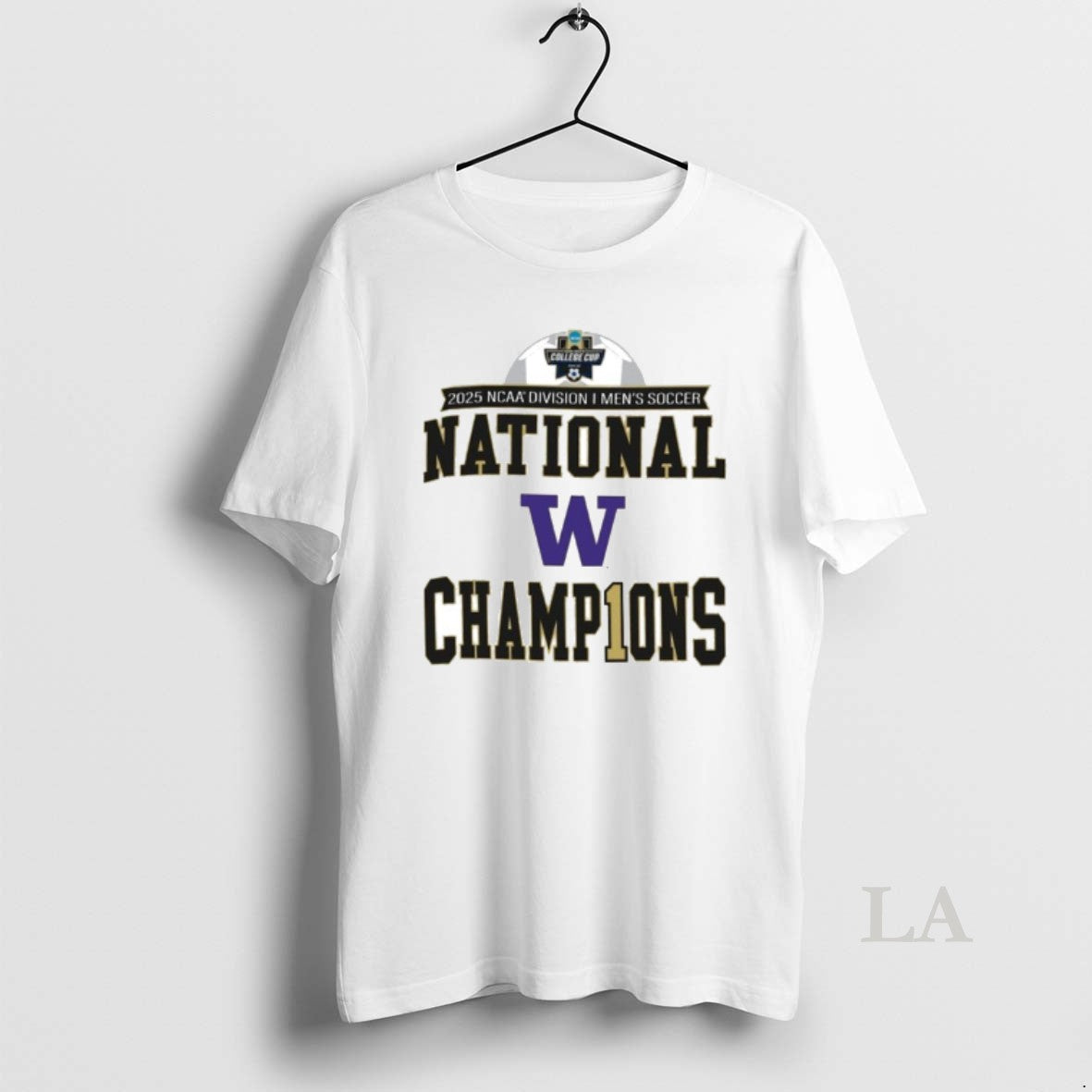 Original Washington Huskies 2025 Ncaa Mens Soccer National Champions Locker Room