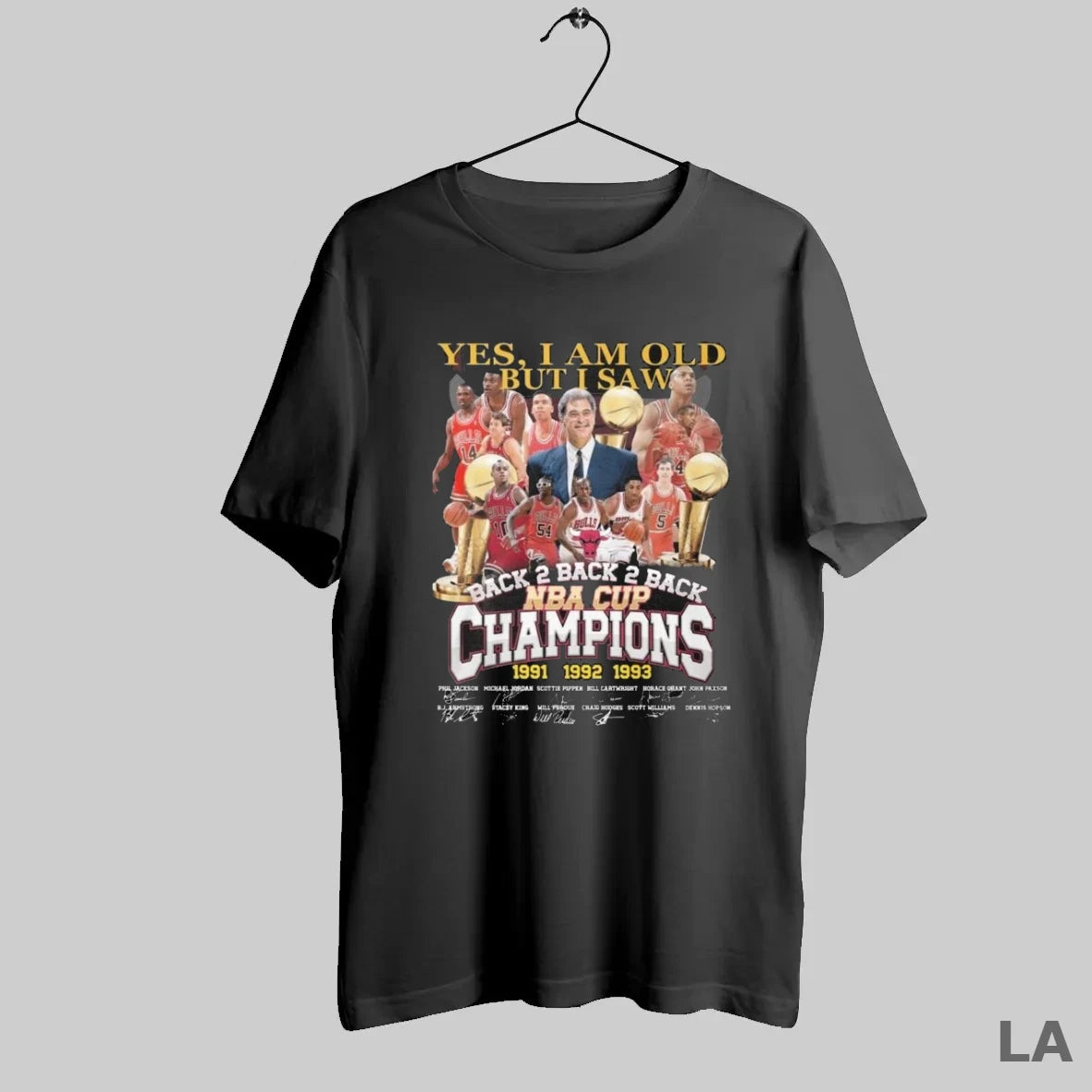Original Yes I Am Old But I Saw Chicago Bulls Back 2 Back 2 Back
