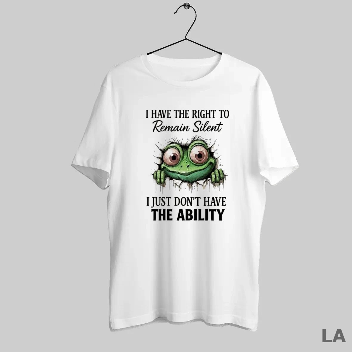 Original Kreobhnd Green Frog I Have The Right To Remain Silent I Just Dont Have