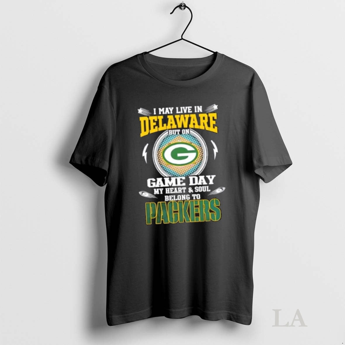 Originals I May Live In Delaware But On Game Day My Heart And Soul Belongs