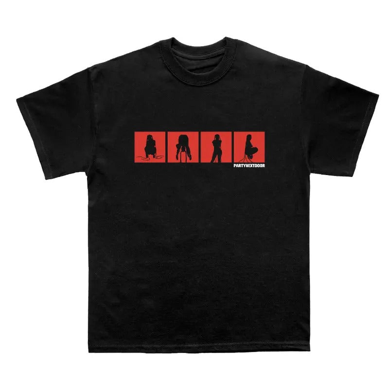 PARTYNEXTDOOR 4 Black Logo Classic Cotton