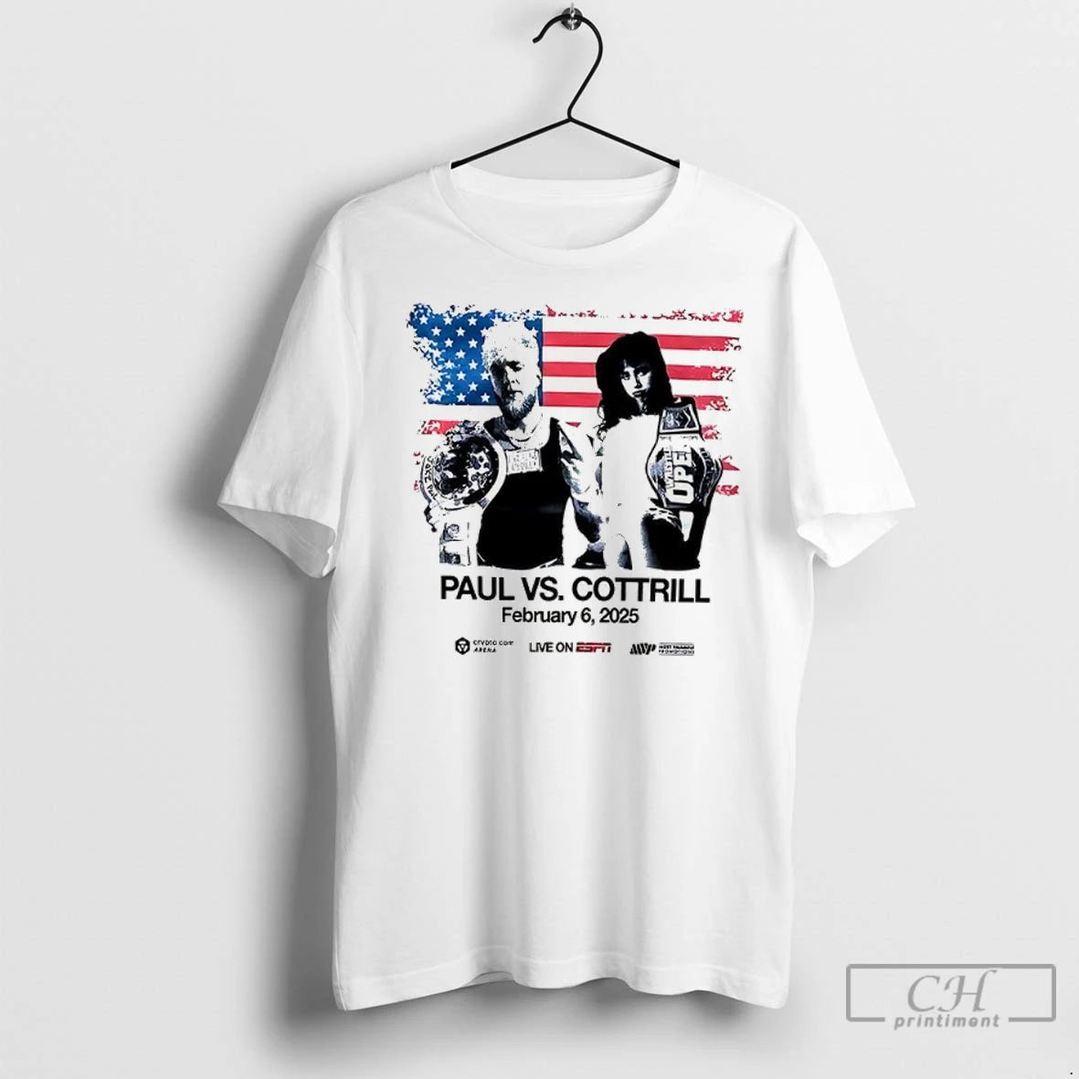 Paul Vs Cottrill February 6 2025 T Shirts