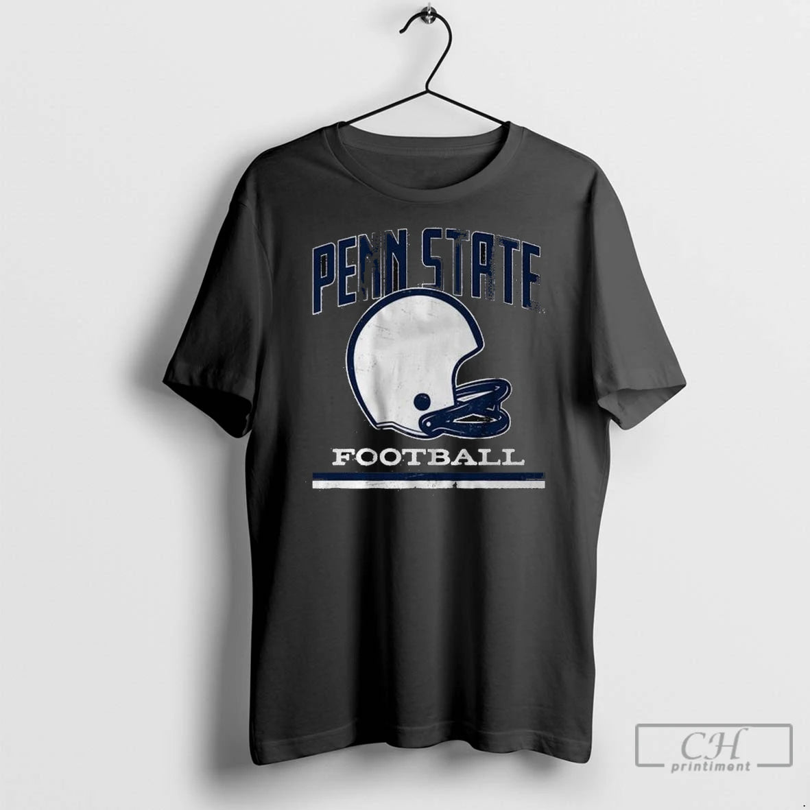 Penn State Football Vintage Helmet Long Sleve T Shirts