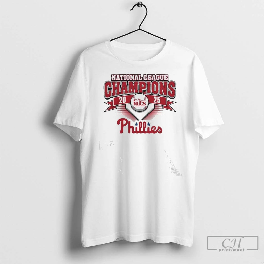 Philadelphia Phillies 2025 National League Champions Champions T Shirts