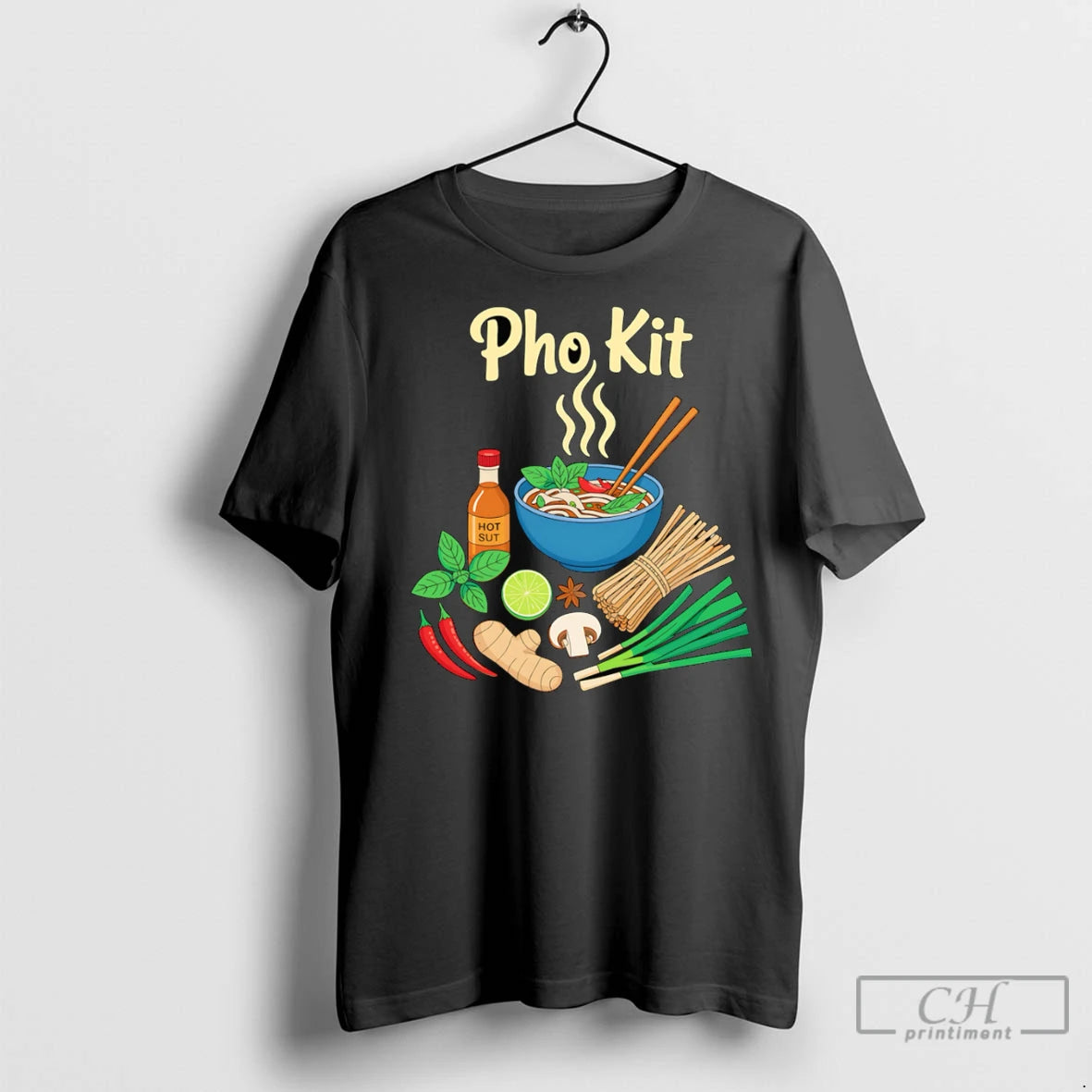Pho Kit Vietnamese Pho Noodles Bowl Food T Shirts