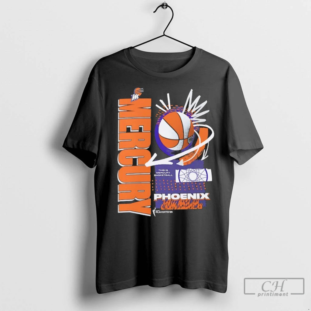 Phoenix Mercury 2025 Wnba Playoffs In The Zone T Shirts
