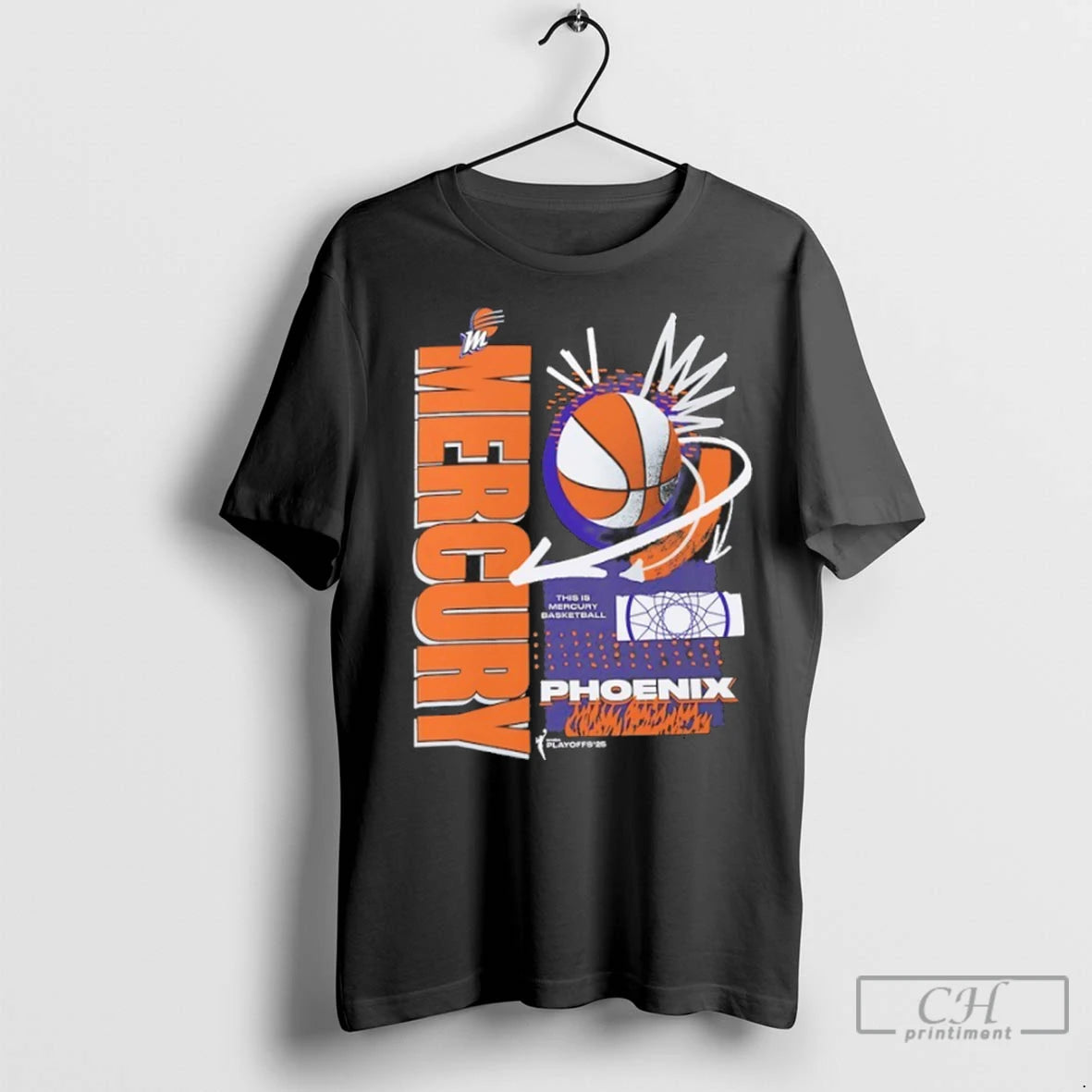 Phoenix Mercury 2025 Wnba Playoffs In The Zone T Shirts