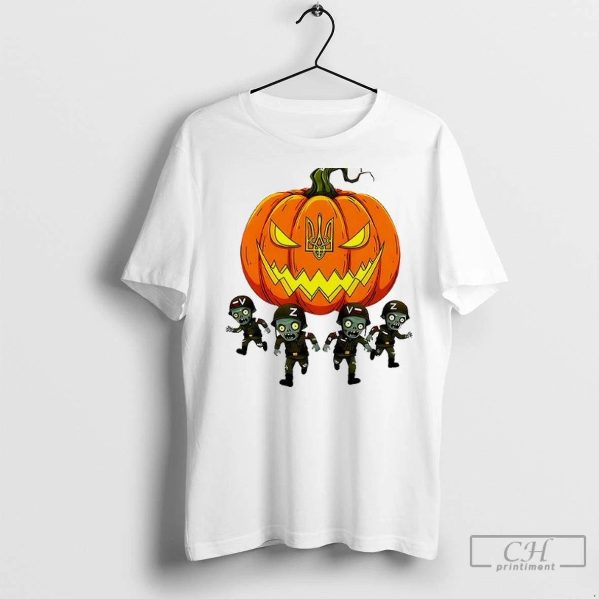 Plants Zombies Spooky Justice Halloween 2025 1 T Shirts