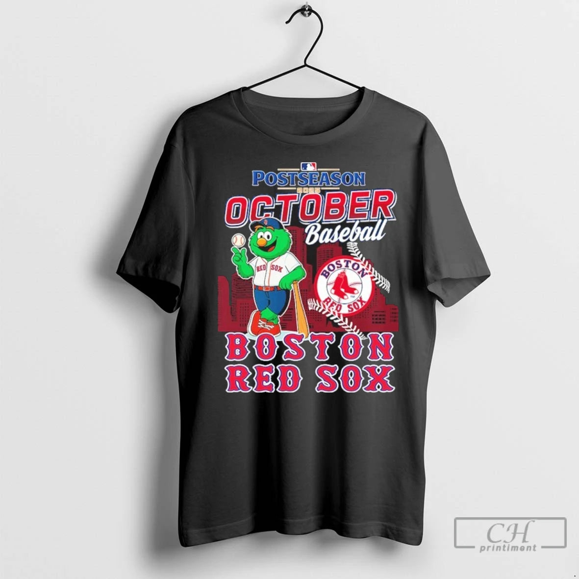 Postseason October Baseball Boston Red Sox T Shirts